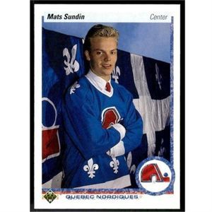 1990-91 MATS SUNDIN ROOKIE UPPER DECK CARD